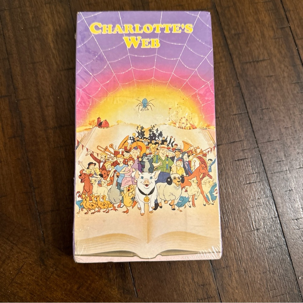 Charlottes Web VHS 1973 1990‎ Full Lenght Animated Movie Color Paramount NEW
